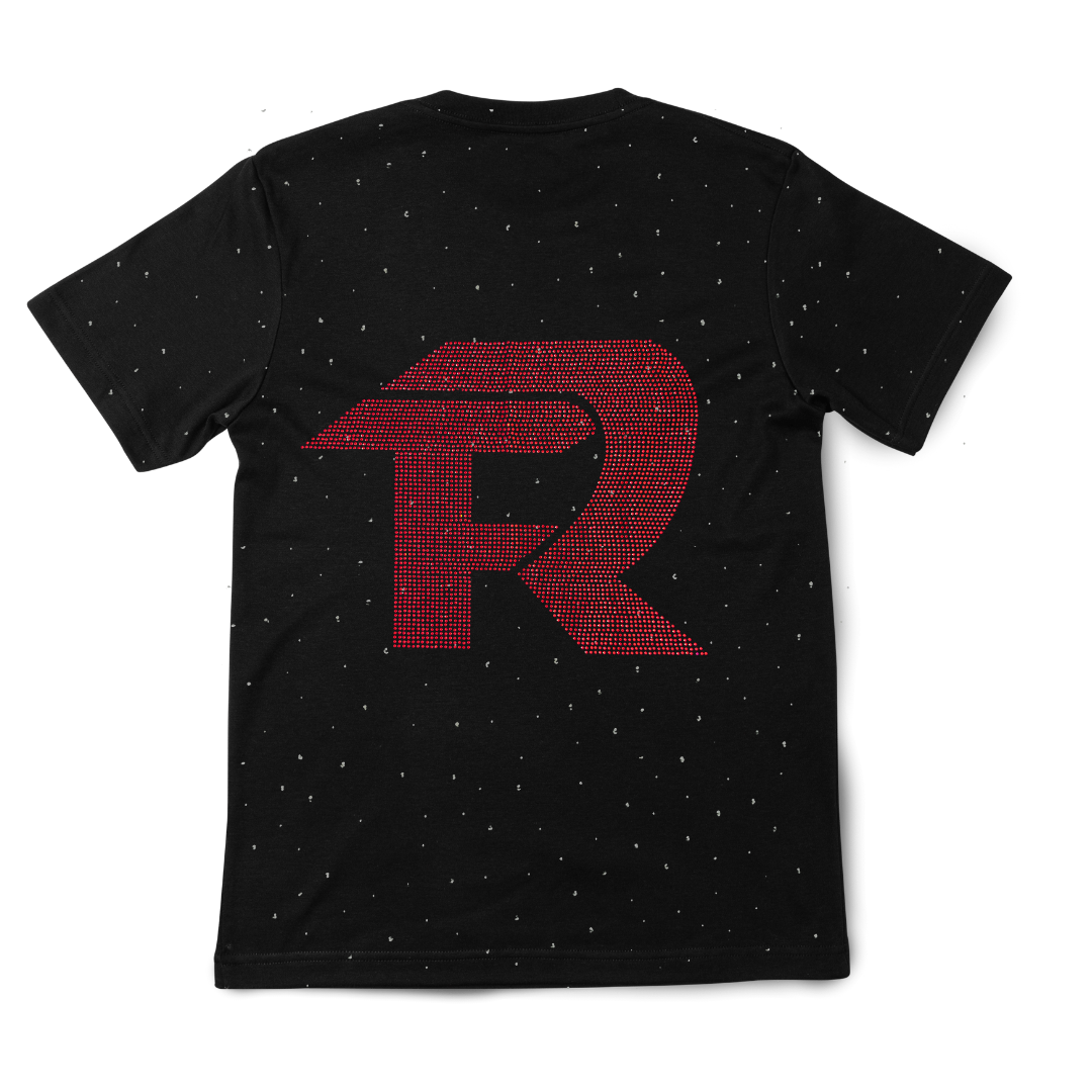 Playera Fuerza Regida diamantes