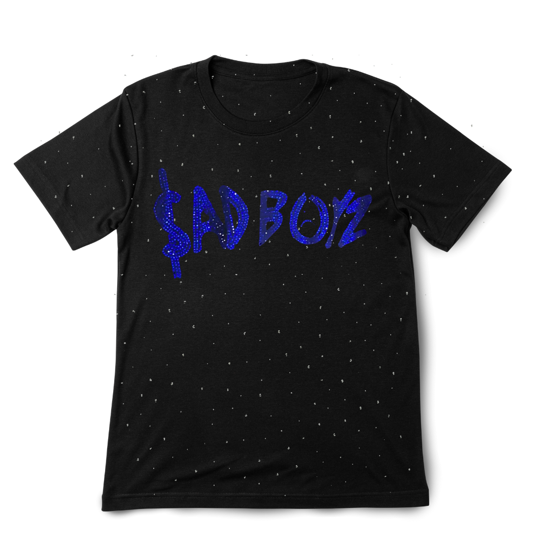 Playera SAD BOYZ diamantes